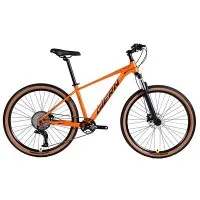 Oransje Hardtail-sykler